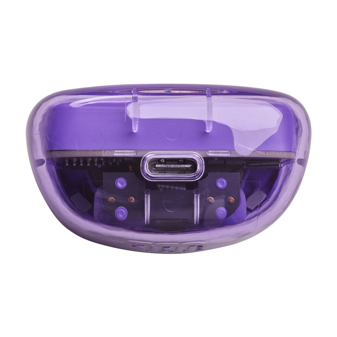 JBL Tune Flex Ghost Edition - Ghost Purple - True wireless Noise Cancelling earbuds - Bottom image number null